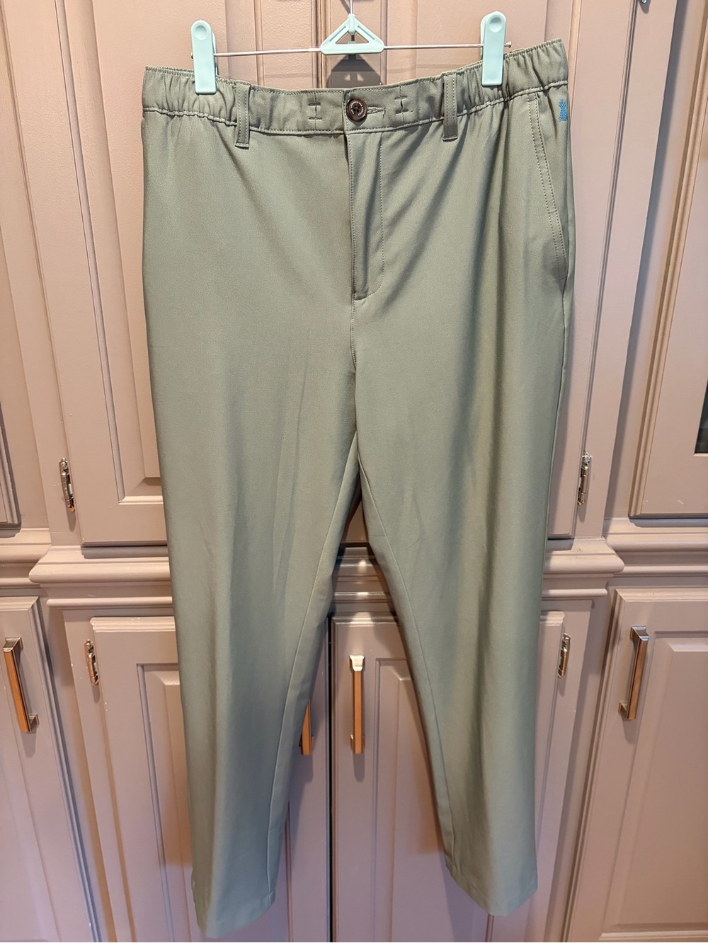 Men's Sage Green Stretch Dress Pants 36x30